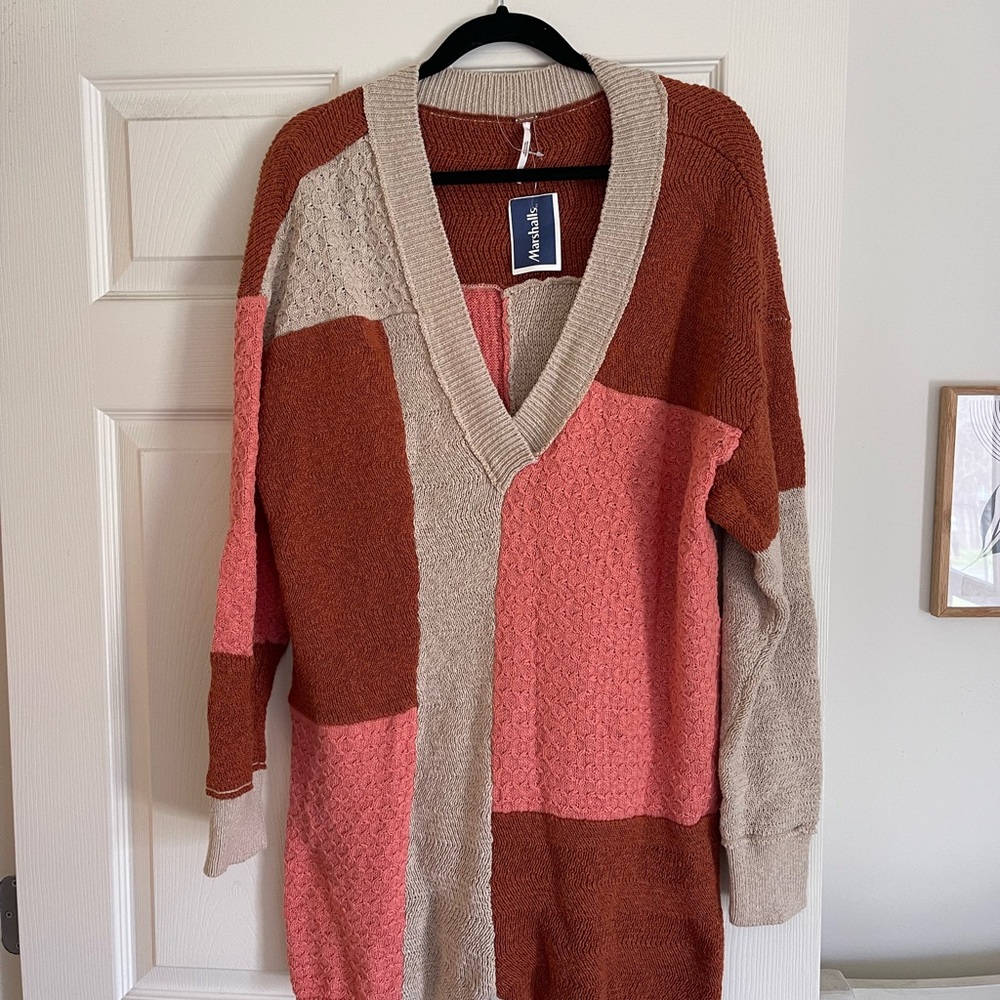 Patchwork Free People Sweater Romper